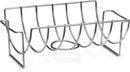 The Napoleon Grills 3 in 1 Roasting Rack (56019) features open sides and curved bars to hold meat above a pan for even cooking—an essential grilling accessory for perfect results.