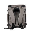 Shale soft-sided cooler by OtterBox with backpack straps and buckle closures.