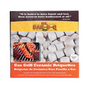 Ceramic Briquettes for your gas grill 60-Pack – heat-distributing grill upgrade for gas BBQs from DDR BBQ Supply