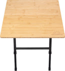 Mountain Summit Gear Premium Foldable Bamboo Camping Table | DDR BBQ Supply