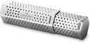 The Napoleon Travel Smoker Tube (67075) by Napoleon Grills is a stainless steel smoker tube with small holes, ideal for adding smoky flavor to grilled food with its portable design for easy use anywhere.