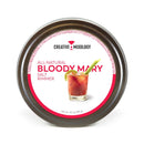 Round tin labeled The Spice Lab Bloody Mary Salt Cocktail Rimmer, perfect for enhancing your favorite savory cocktail. Features an image of a Bloody Mary garnished with celery and lime. The tin is 3.5 oz (99g).