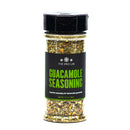 The Spice Lab Guacamole Seasoning comes in a clear plastic spice jar with a black lid, featuring a vibrant blend of herbs and spices—a keto-friendly way to enhance avocado toast or add delicious flavor to your favorite dishes.