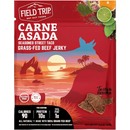 DDR BBQ Supply Field Trip Carne Asada grass-fed beef jerky in a red package with a sunset landscape illustration