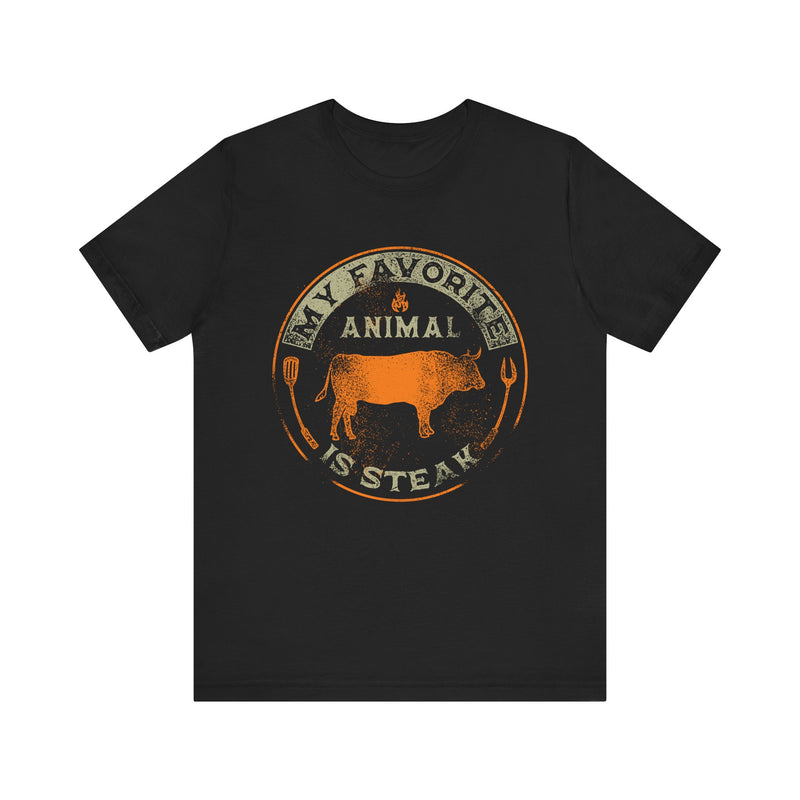 My Favorite Animal is Steak T-Shirt Printify