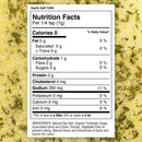 The Spice Lab Garlic Salt Seasoning nutrition label lists 0 calories and 260 mg sodium per 1/4 tsp, with ingredients including sea salt, organic sugar, garlic, parsley, vegetable fiber, and natural flavors. This savory blend from The Spice Lab is perfect for adding rich garlic flavor to your favorite dishes. The yellow-green seasoning mix evokes classic garlic bread seasoning.