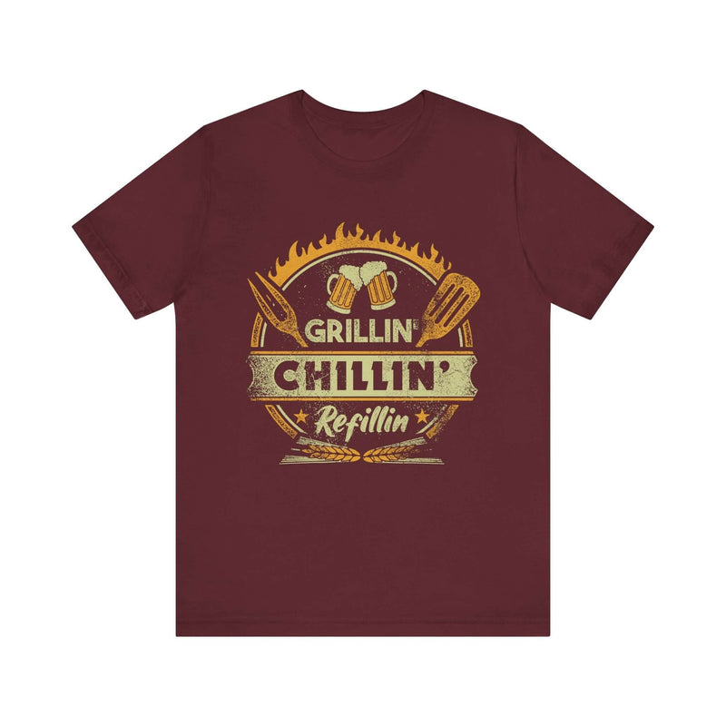 Grillin' Chillin' Refillin' Barbecue T-Shirt