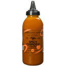 Terrapin Ridge Farms Spicy Chipotle Garnishing Squeeze 14 oz is a gluten-free, small batch sauce in a plastic squeeze bottle with an orange label and black cap, delivering bold smoky chipotle flavor for any dish.