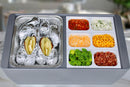 Dubler HEAT Flameless Chafer and Cooler™ | Metallic Gray | DDR BBQ Supply