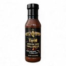 DDR BBQ Supply Scott's Smoked Q Tang vinegar-forward BBQ sauce in a 12 oz bottle with a black label.