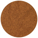 A circular pile of finely ground brown powder, The Spice Lab Organic Ground Nutmeg, sits on a white background—ideal for holiday baking or sprinkling organic nutmeg from The Spice Lab into your favorite recipes.