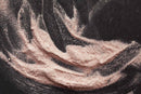 World Spice Black Salt by World Spice is scattered in sweeping lines on a dark surface, creating an abstract pattern with light and shadow contrasts.