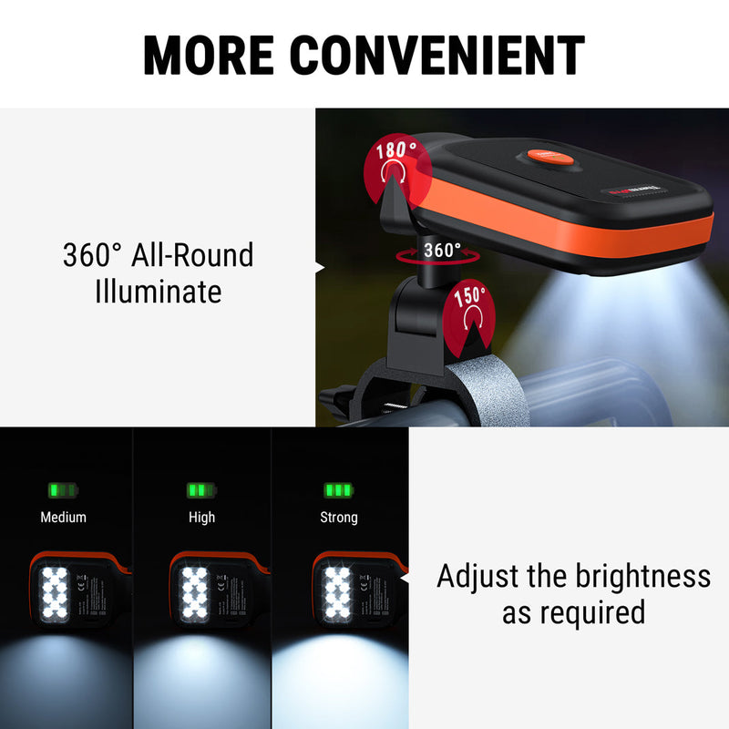 ThermoPro A100 Grill Light for Outdoor Grill with 10 bright LEDs waterproof adjustable clip on BBQ light DDR BBQ Supply