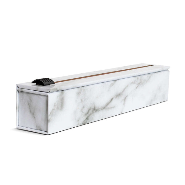 Carrara Marble Aluminum Foil Refillable Dispenser 12" x 30'