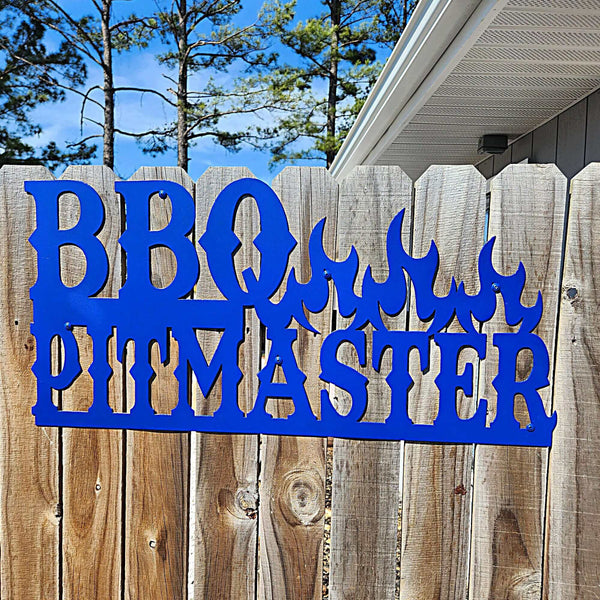 BBQ Pitmaster Metal BBQ Sign DDR Fab