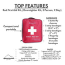 Blue Coolers Essential Compact First Aid Kit For Camping And Travel | DDR BBQ Supply