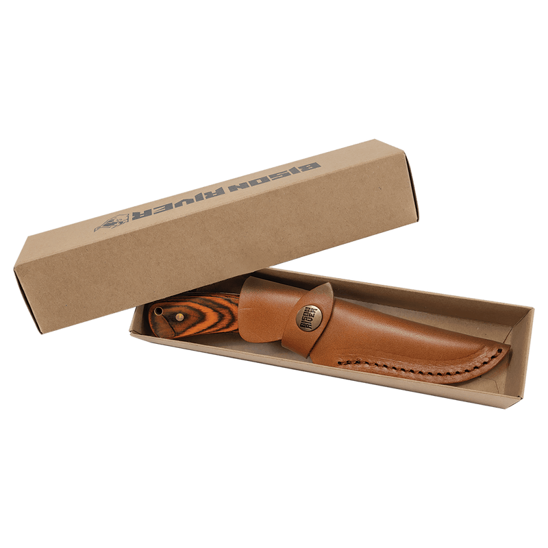 7.75" Fixed Blade Knife with Leather Sheath