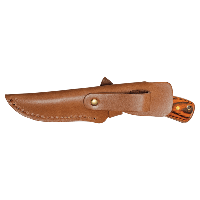 7.75" Fixed Blade Knife with Leather Sheath