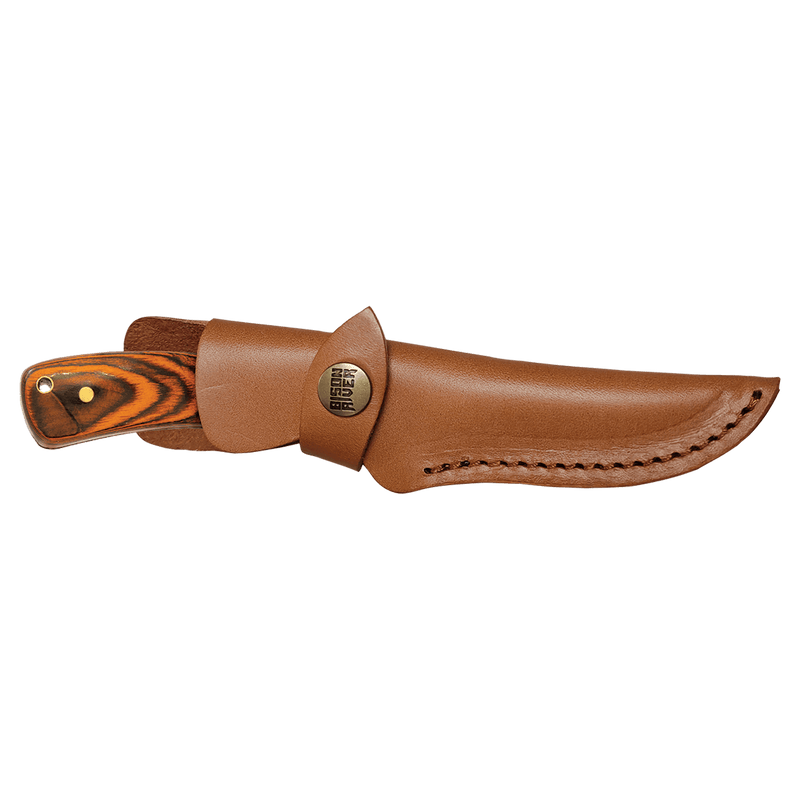 7.75" Fixed Blade Knife with Leather Sheath