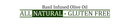 Text reads: Georgetown Olive Oil Co BASIL Infused | High Polyphenols Extra Virgin Olive Oil. All Natural – Gluten Free in bold green and black letters, with a green horizontal line above and below the words.