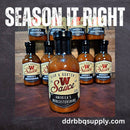 Bear & Burton’s W Sauce 13 oz bottle – bold, all-natural Worcestershire-style sauce for meats, veggies, soups, and cocktails