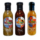 Big Wick’s Ultimate Jalapeño Sauce Bundle – 3-pack of bold BBQ sauces with sweet, smoky, and spicy jalapeño flavor