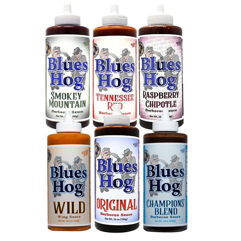 Blues Hog BBQ Sauce 6 Pack variety bundle award-winning sauces at DDR BBQ Supply