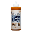 Blues Hog Wild Wing Sauce bottle with bold Cajun-style flavor, ideal for wings, meats, and seafood