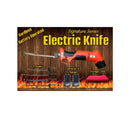 Butcher BBQ Cordless Electric Knife with 4 blades, 2 batteries, charger, and hard case – carving and BBQ knife