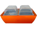 Dubler Party Cooler™ | Orange Burst | DDR BBQ Supply