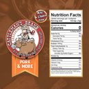 Cattleman's Brand Pork & More Seasoning – Texas-made rub for pork, chicken, and more in 16 oz. bottle. Ingredient list. 