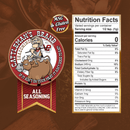 Cattleman's Brand Season All Seasoning – Texas-made all-purpose seasoning in 16 oz. bottle. List of Ingredients. 