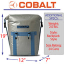 Heavy Duty Blue Coolers Cobalt Insulated Backpack Cooler For Travel