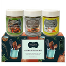 The SALTOPIA Infused Sea Salts Kitchen Favorite Flavors Gift Set: COOKS SURVIVAL KIT presents three signature blends in a decorative box, making it an ideal gift for cooks of any skill level.