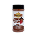 Hickman's BBQ Cowgirl Gluten Free Natural Keto Friendly BBQ Rub 11.4 oz by Hickman's BBQ comes in a bottle featuring a label with a woman in a cowboy hat. This barbecue rub is made with clean ingredients, contains no preservatives, and is perfect for anyone looking for a gluten free and keto friendly seasoning.
