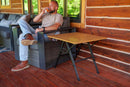 Mountain Summit Gear Premium Foldable Bamboo Camping Table | DDR BBQ Supply
