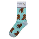 Dachshund dog socks with playful design perfect gift for Dachshund lovers from DDR BBQ Supply