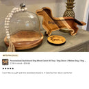 Handcrafted wood Dachshund tray for dog lovers – great as a charcuterie board or decorative catch-all, customer approved