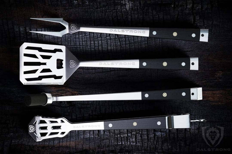 Dalstrong 4-Piece Grill Tool Gift Set – premium BBQ gift for grill masters at DDR BBQ Supply