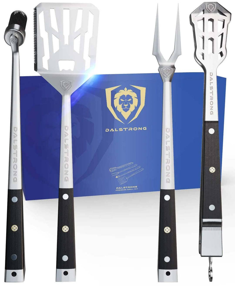 Dalstrong 4-Piece Grill Tool Gift Set – premium BBQ gift for grill masters at DDR BBQ Supply