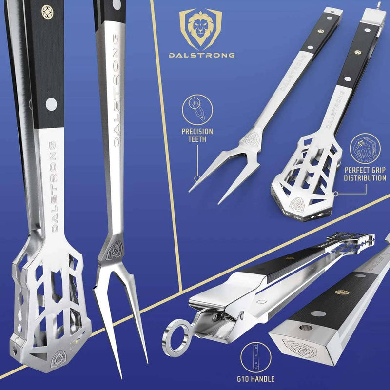Dalstrong 4-Piece Grill Tool Gift Set – premium BBQ gift for grill masters at DDR BBQ Supply