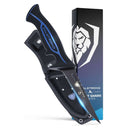 Dalstrong Night Shark 4.7" Fillet Knife – Titanium-Coated Precision Blade for Trimming, Skinning & Filleting