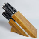Dalstrong Gladiator Series 12-Piece Knife Block Set with German steel knives in Manchurian Ash wood block at DDR BBQ Supply