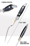 Dalstrong Gladiator carving knife and fork set 9 inch DDR BBQ Supply