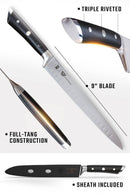 Dalstrong Gladiator carving knife and fork set 9 inch DDR BBQ Supply