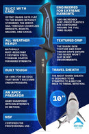 Dalstrong Night Shark 10 inch offset brisket slicing knife DDR BBQ Supply