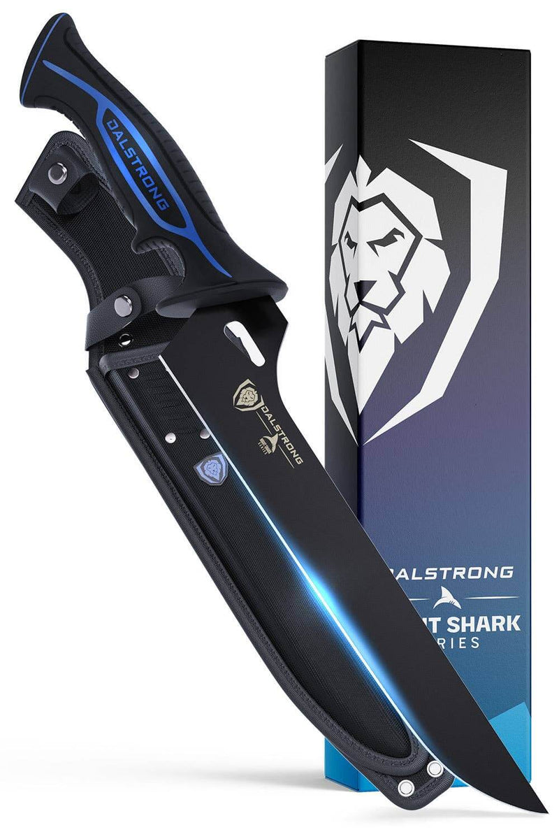 Dalstrong Night Shark 10 inch offset brisket slicing knife DDR BBQ Supply