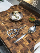 Dalstrong Professional Kitchen Scissors with 420J2 stainless steel construction and ergonomic ambidextrous grip