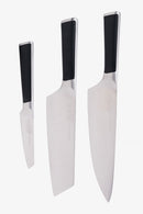 Dalstrong Vanquish Series 3 Piece Knife Set black handle NSF certified shop DDR BBQ Supply