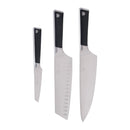 Dalstrong Vanquish Series 3 Piece Knife Set black handle NSF certified shop DDR BBQ Supply